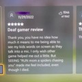 Wholesome deaf gamer review