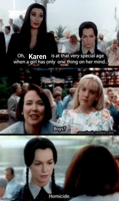 Karen Wednesday Read - meme