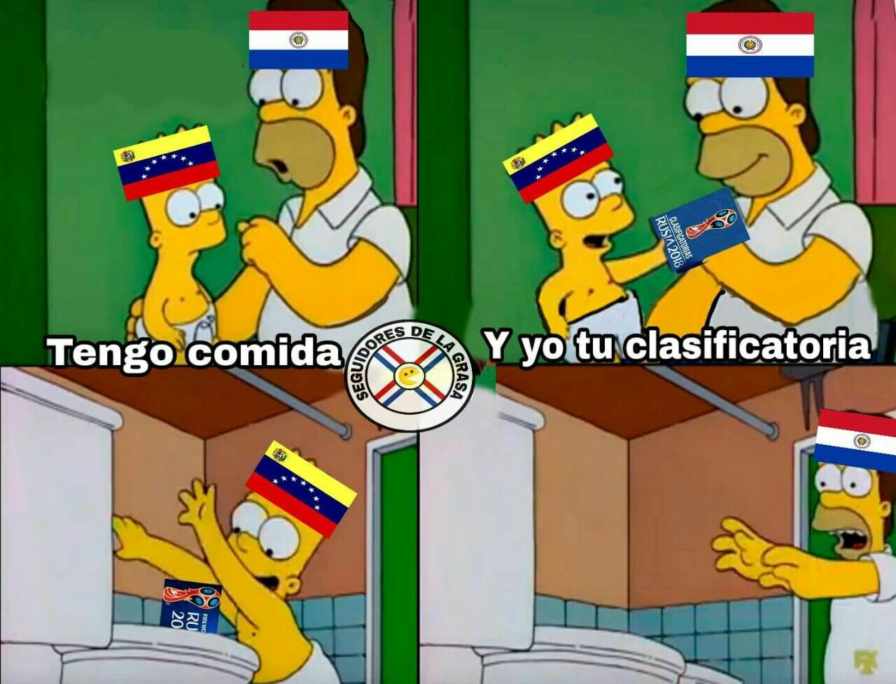 Bajón lo de Paraguay - meme