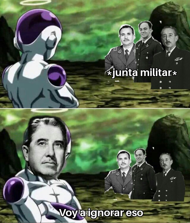 El pinocho se coló al último minuto a la junta militar - meme