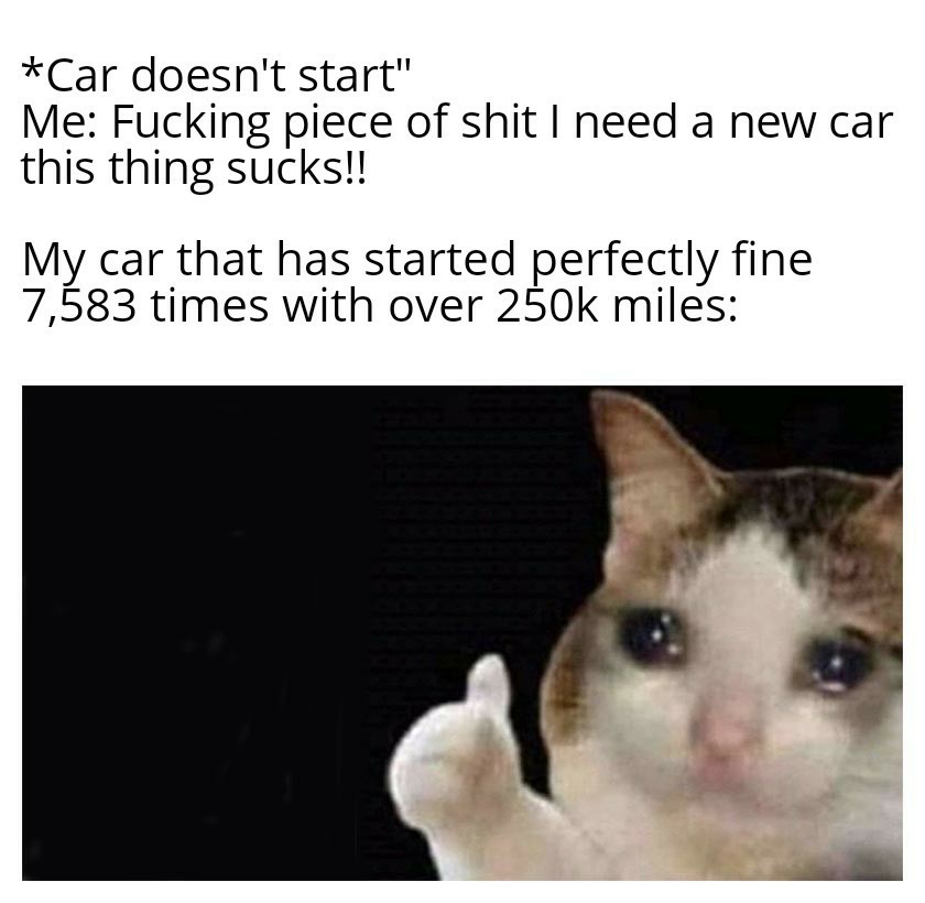 Car no start - meme