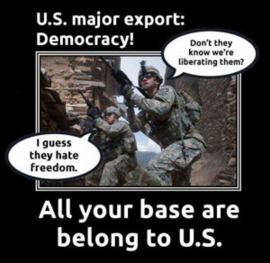 All your base belong to U.S. - meme