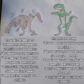 Roberta = Rexy, osea el tiranosaurio de JW y de algunas partes de JP Freddy = El Dinopapu victima de la papeada del Triciclopotus/Spino