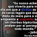 se até o ex vocalista do sex pistols que é um anarquista tá percebendo a hipocrisia da esquerda,é porque o bagulho tá insano