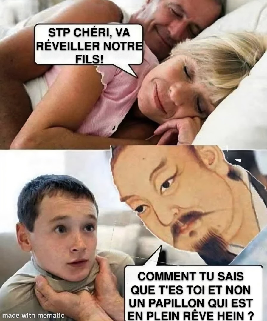 Le rêve du papillon de Tchouang tseu - meme