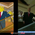 At the year 2000, Trump was the US presedent in the Simpsons