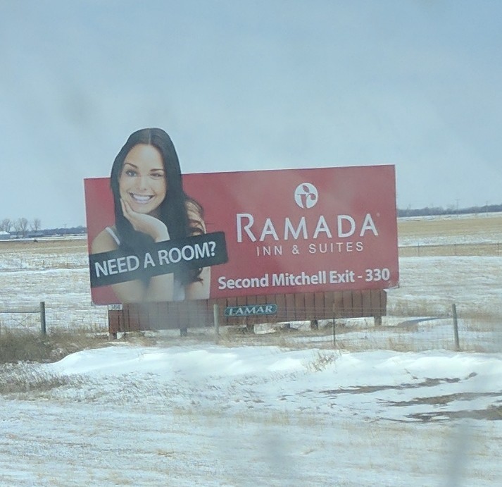 Seen on a South Dakota billboard - meme