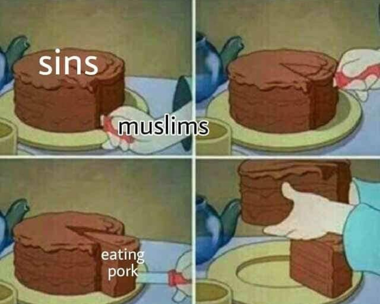 Encourage muslims to ditch their religion - meme