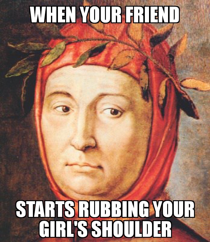 Petrarch Aint Playing - meme
