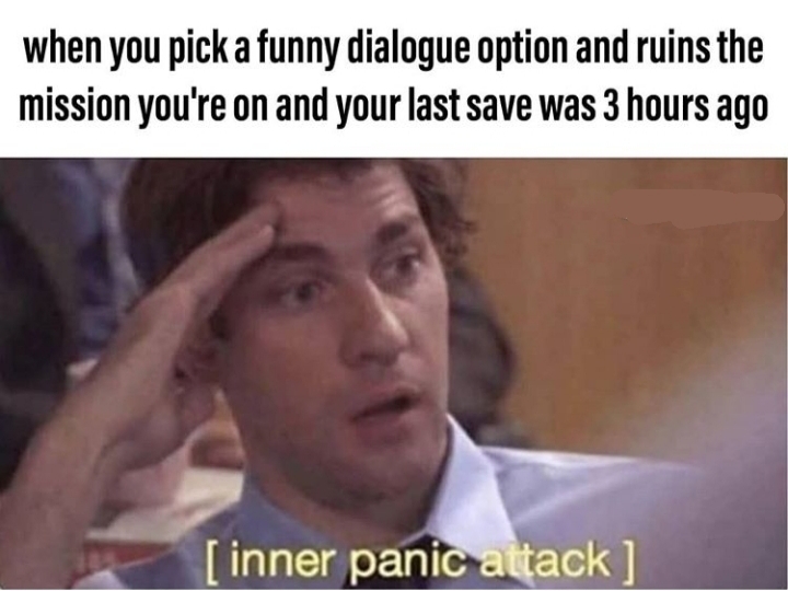 Inner panic attack - meme