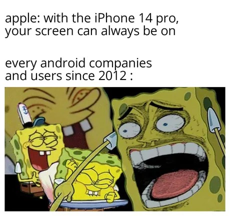 iPhone 14 upgrades - meme