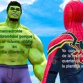 Hulk memedroider y Spiderman aunque yo no soy spiderman yo soy Carnage