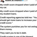 Credit scoring is a scam