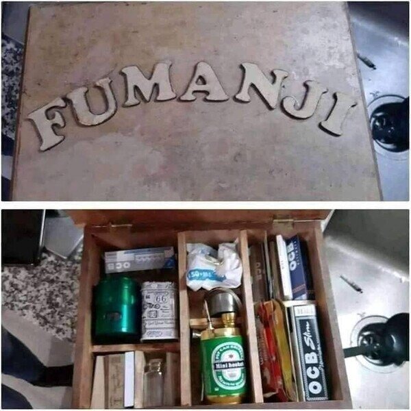 El jumanji de los fumones - meme