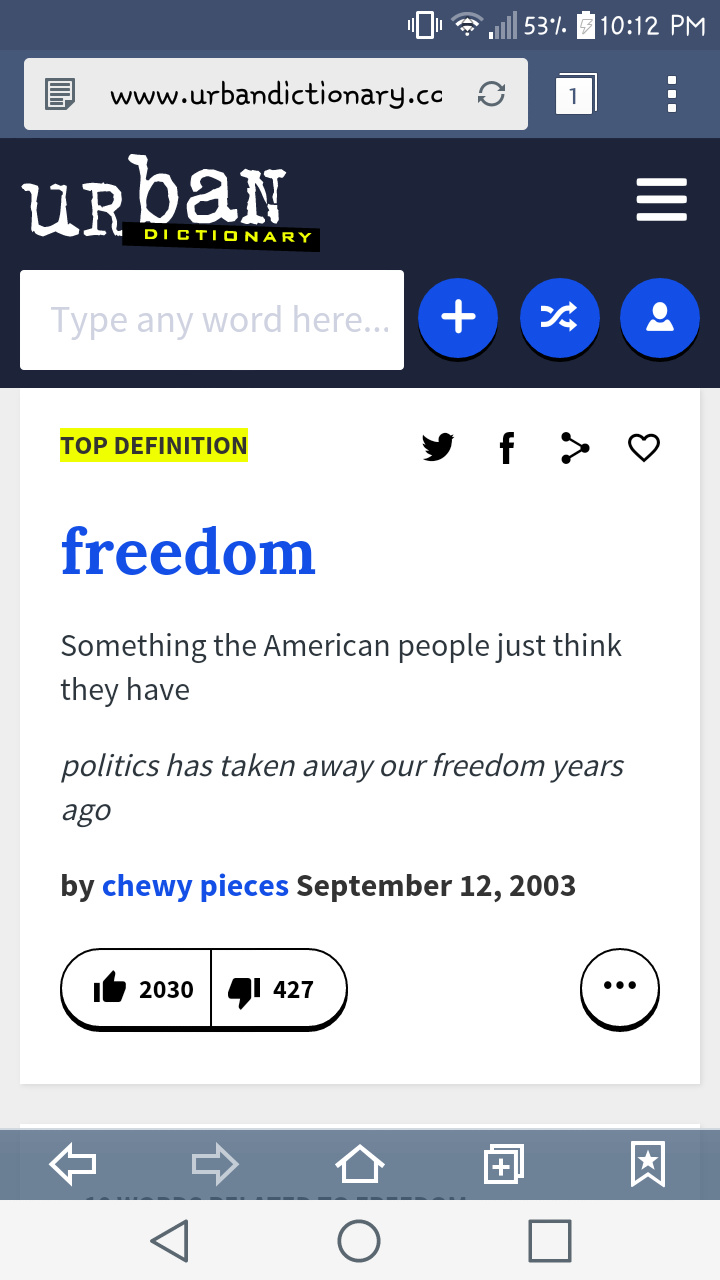 Freedom - meme