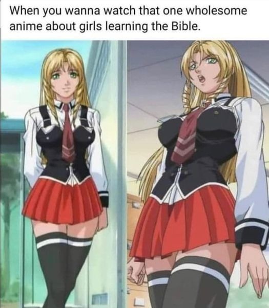 Ah yes, my favorite bible. - meme
