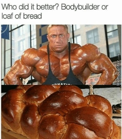 I would have to say the loaf of bread - meme