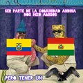 Para quienes no sepan la comunidad andina es un organismo internacional que busca mejorar la calidad de vida de los habitantes de los integrantes los cuales son Chile Venezuela Ecuador  Perú y Bolivia a esa ave es una condor andino