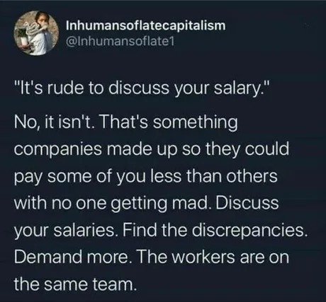 Salary discussion - meme