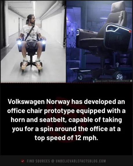 Volkswagen office chair - meme