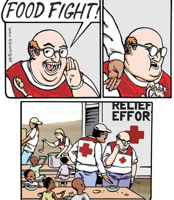 ajuda humanitária é foda - meme
