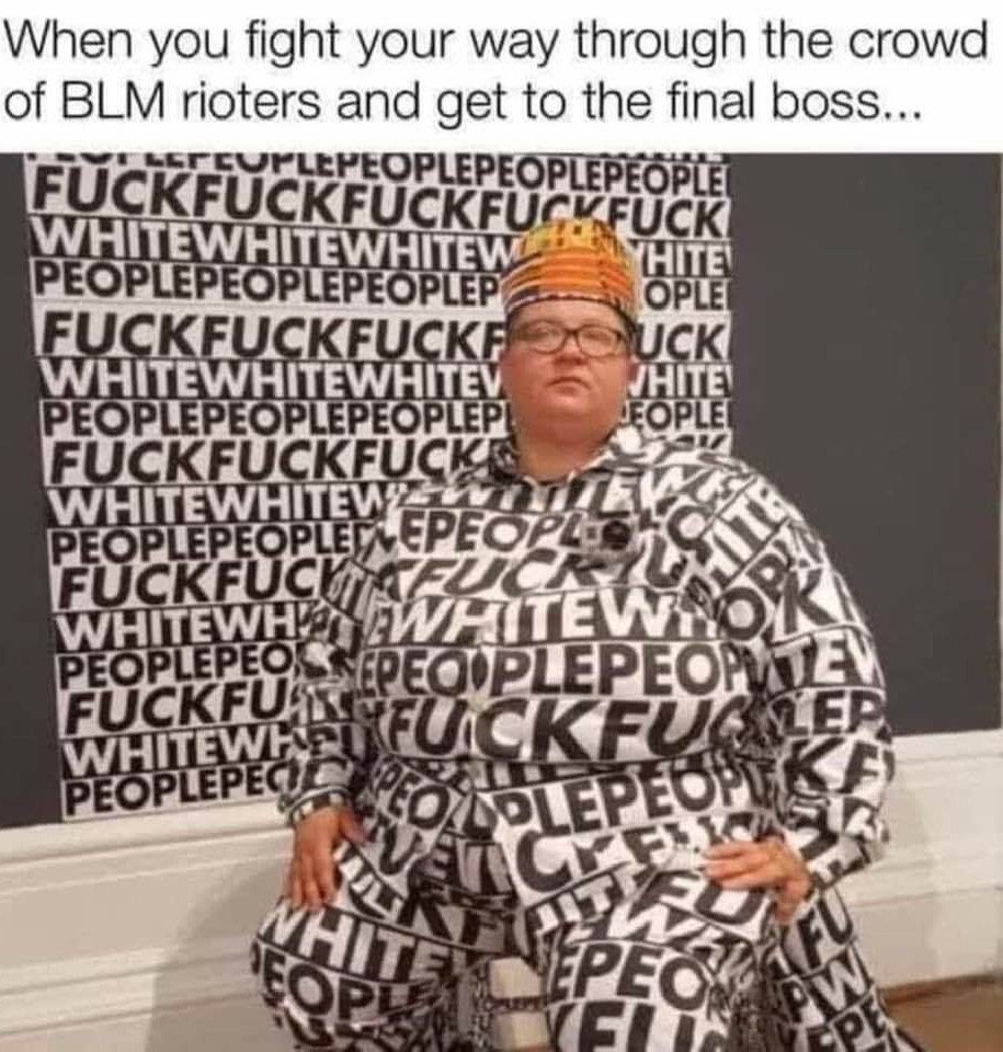 BLM White king - meme