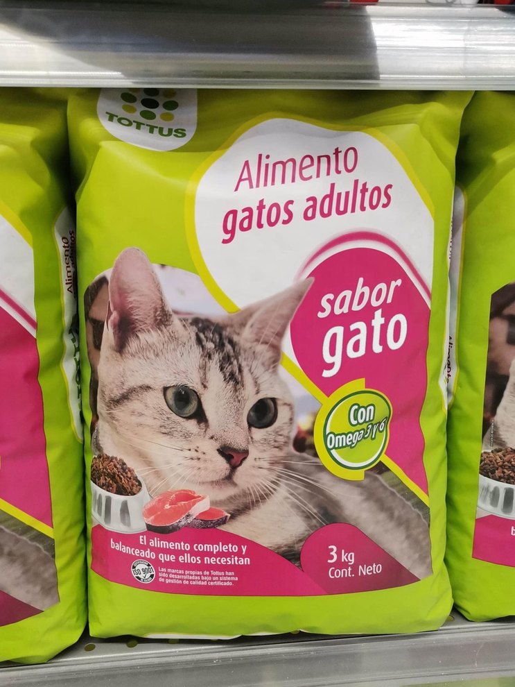 Alimento para gatos - meme