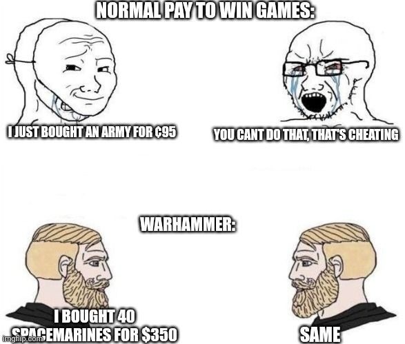 Warhammer different - meme