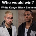 White Kanye vs Black Eminem