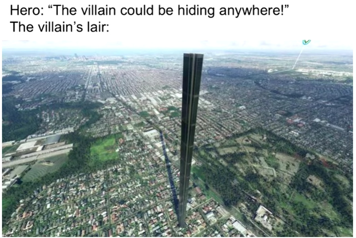 The villain's lair - meme