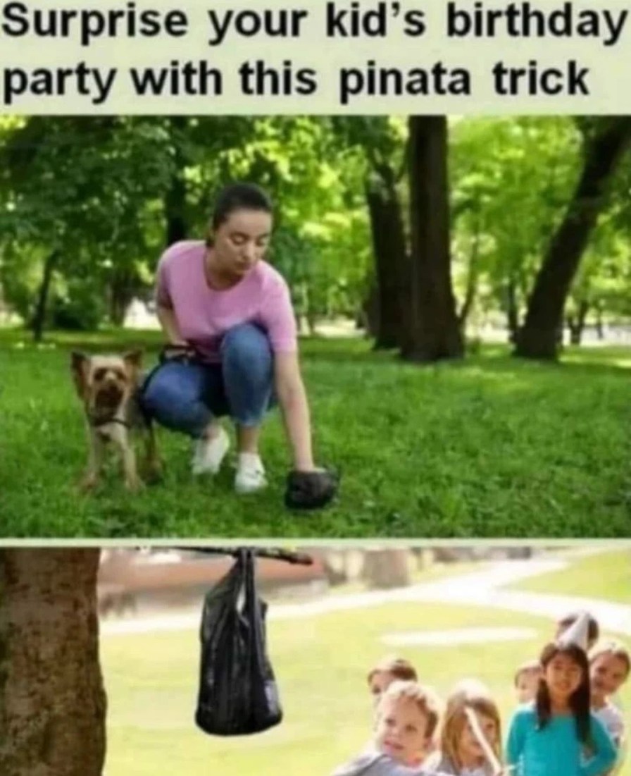 Pinata trick - meme