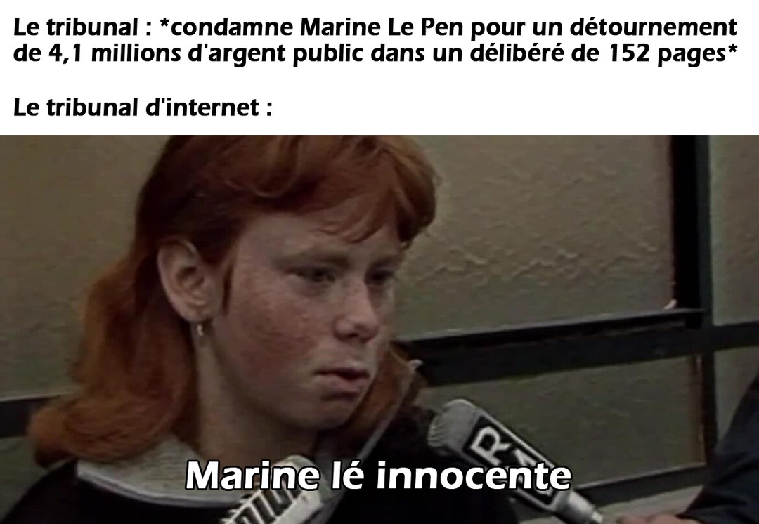 La dictature des juges islamo-gauchistes - meme