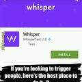 Seriously, troll Whisper. Such drama. Many butthurt.