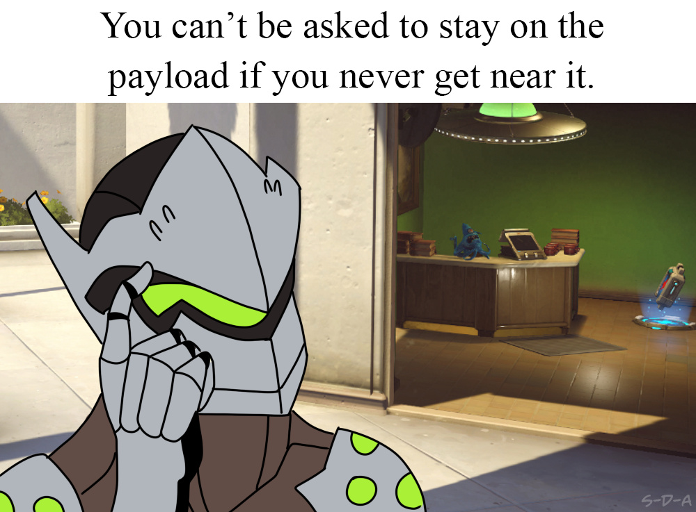"What is a payload?"-genji, overwatch - meme