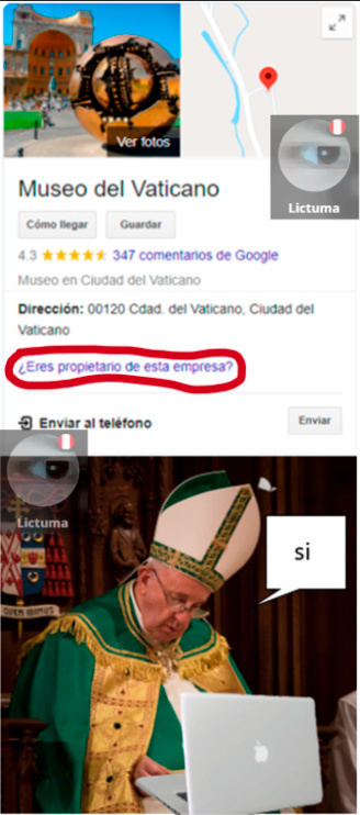 ¿Sabían que el Vaticano tiene suficiente dinero como para acabar con la pobreza mundial 2 veces? - PD: Tuve que editar toda una ficha informativa de google, eso que dice "Museo del Vaticano" es pura edición - meme