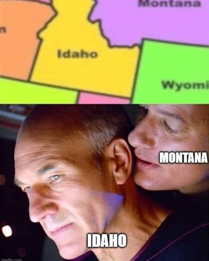 Montana creepin in on my space - meme
