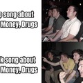 Sex, money and drugs