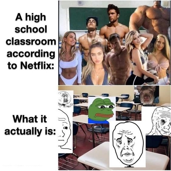 School vs. School - meme