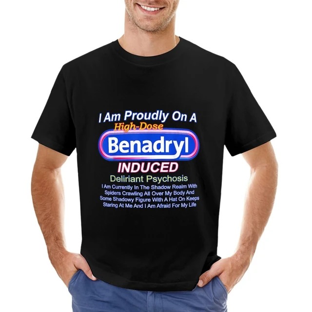 Oh fuck the benadryl man is back - meme