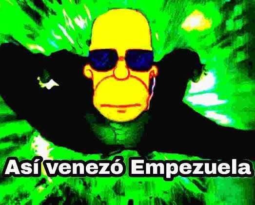 Así venezó Empezuela - meme