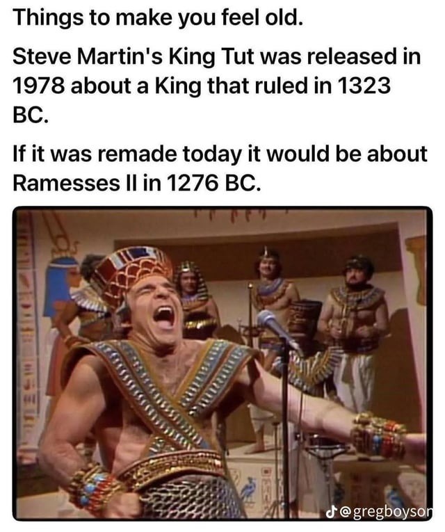 If King Tut got a remix today it’d be about his neighbor Ramesses - meme
