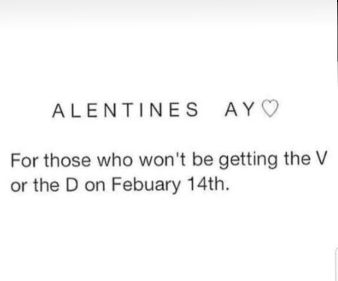 Valentine's day alone - meme