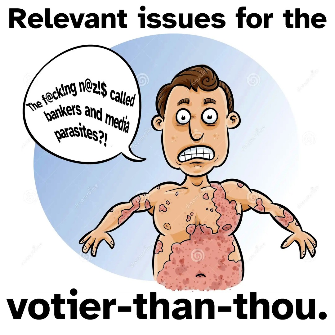 Votier than thou - meme