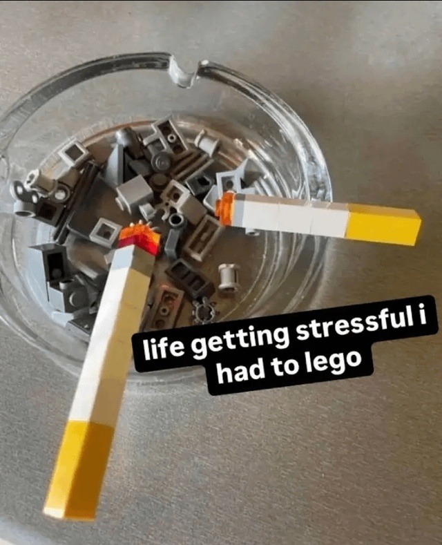 Life’s hard. But Lego with 1 HP? Terrifying. - meme