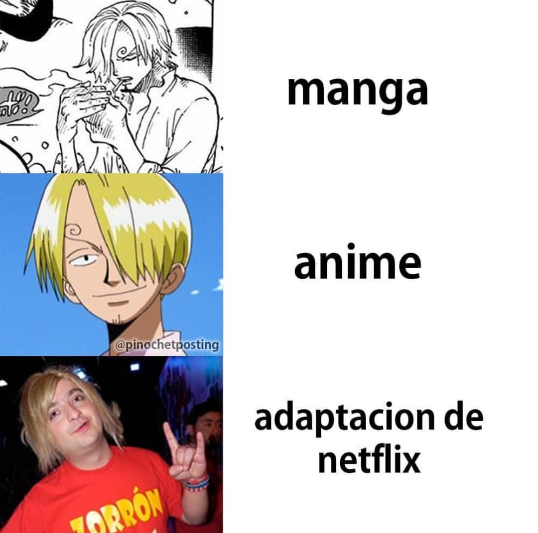 Netflix y sus adaptaciones - meme