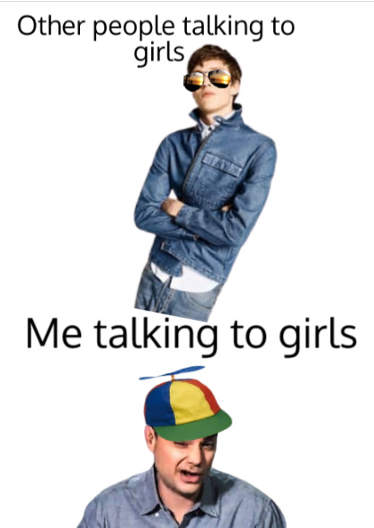 Talking to the women - meme