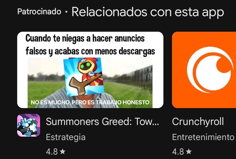 Lmao lo que me salio en la playstore - meme