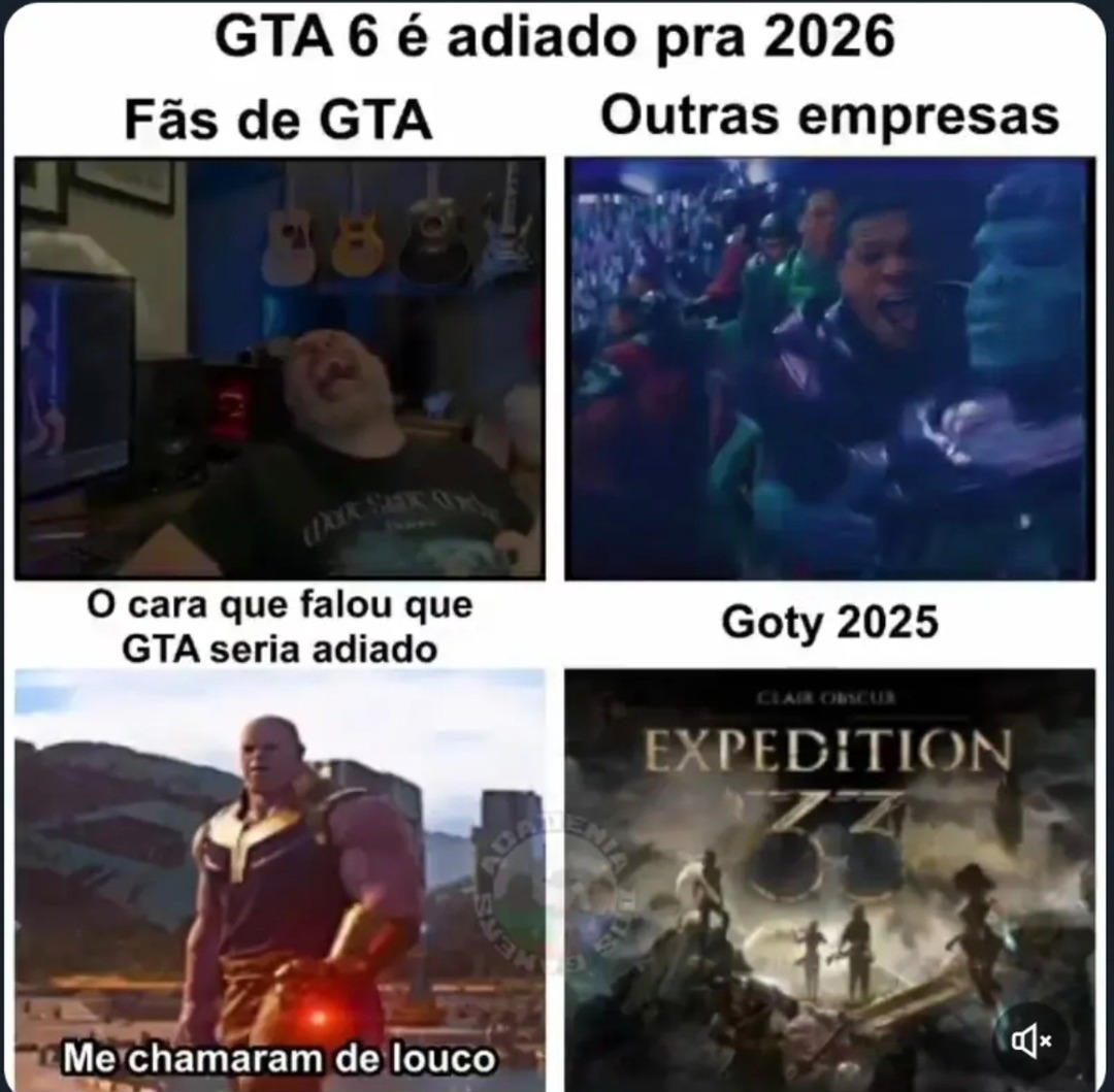 Já ficaram zangados com a Rockstar hoje? - meme