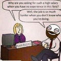 On my job interview