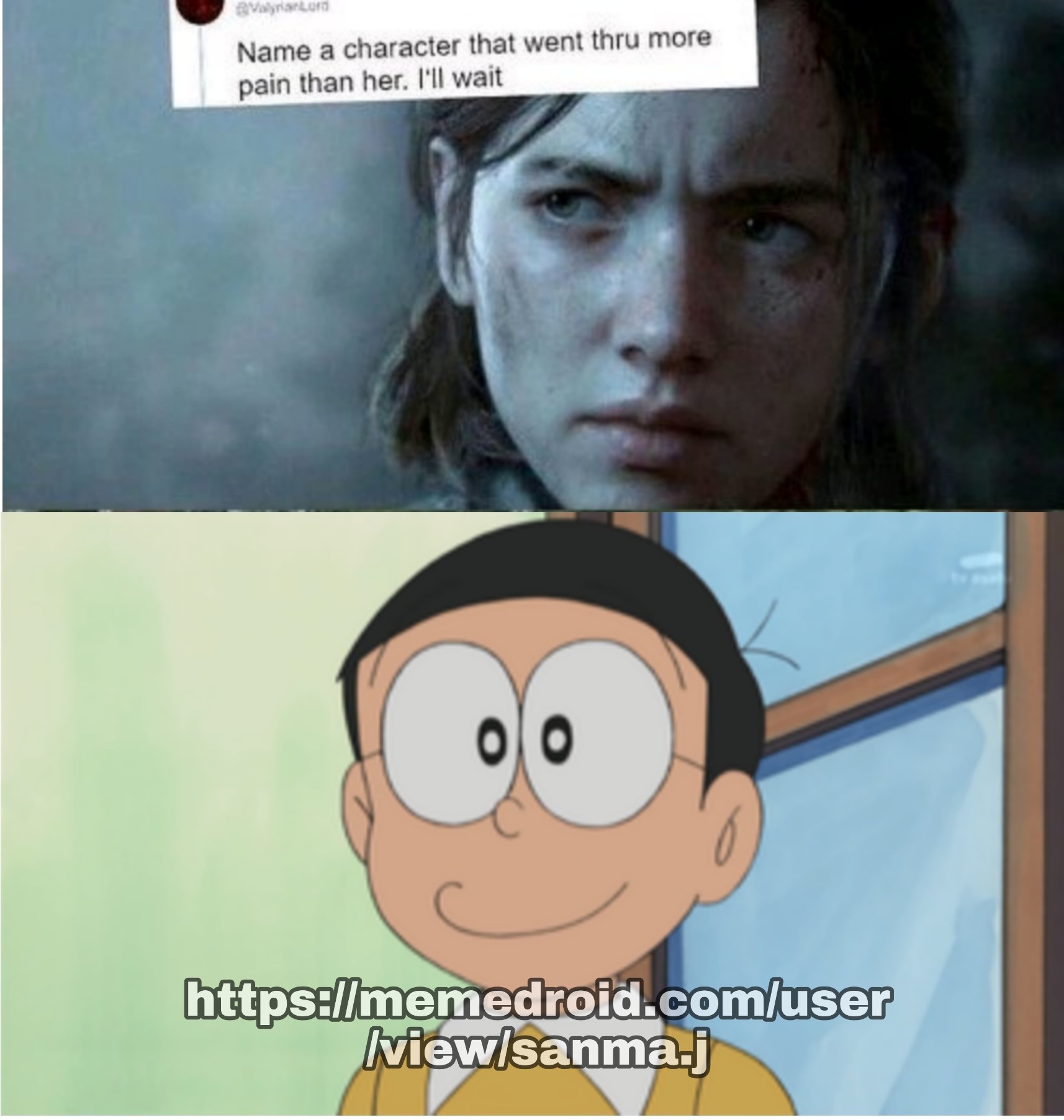 Pobre nobita - meme